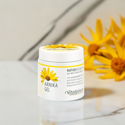 Unterweger Arnika Gel | Веганська натуральна косметика при м'язових спазмах та спорті