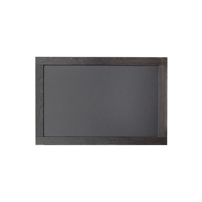 XXL Wandkreidetafel mit Kiefer-Holzrahmen, 70x125cm, Schwarz