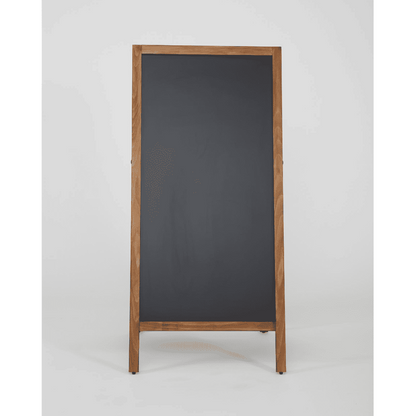"ChalkMaster Pro" – Wetterfester Kreidetafel-Aufsteller 145x67cm, Dunkel