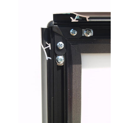 Kundenstopper Alu mit Wassertank, WindPro Basic, Schwarz, Outdoor