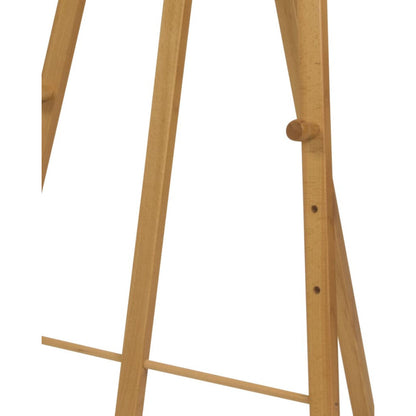 Securit® Kiefernholz Staffelei, 165cm, Teak, Outdoor