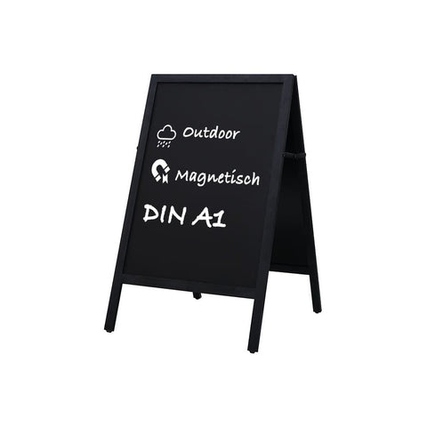 Holz Kundenstopper Outdoor, Magnetisch