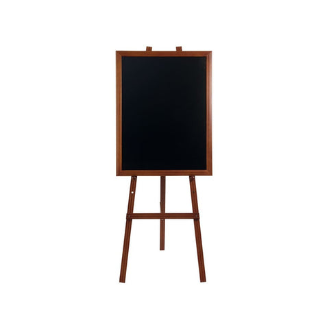Securit® Kiefernholz Staffelei, 165cm, Mahagoni, Outdoor