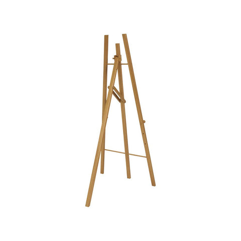 Securit® Kiefernholz Staffelei, 165cm, Teak, Outdoor