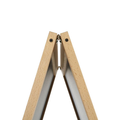 Holz Kundenstopper 95x54cm, Magnetisch, Buche, Outdoor