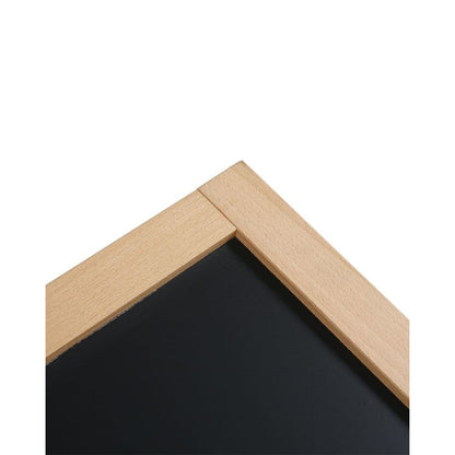 Holz Kundenstopper 95x54cm, Magnetisch, Buche, Outdoor