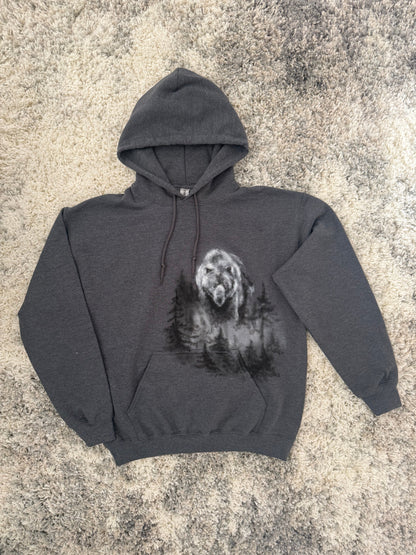 Sudadera con capucha Oso del Bosque - Vibraciones de Invierno