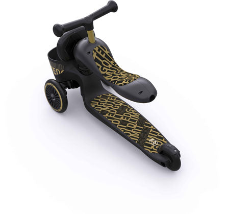 Scoot and Ride Laufrad / Dreirad | Highwaykick 1 lifestyle | Black-gold