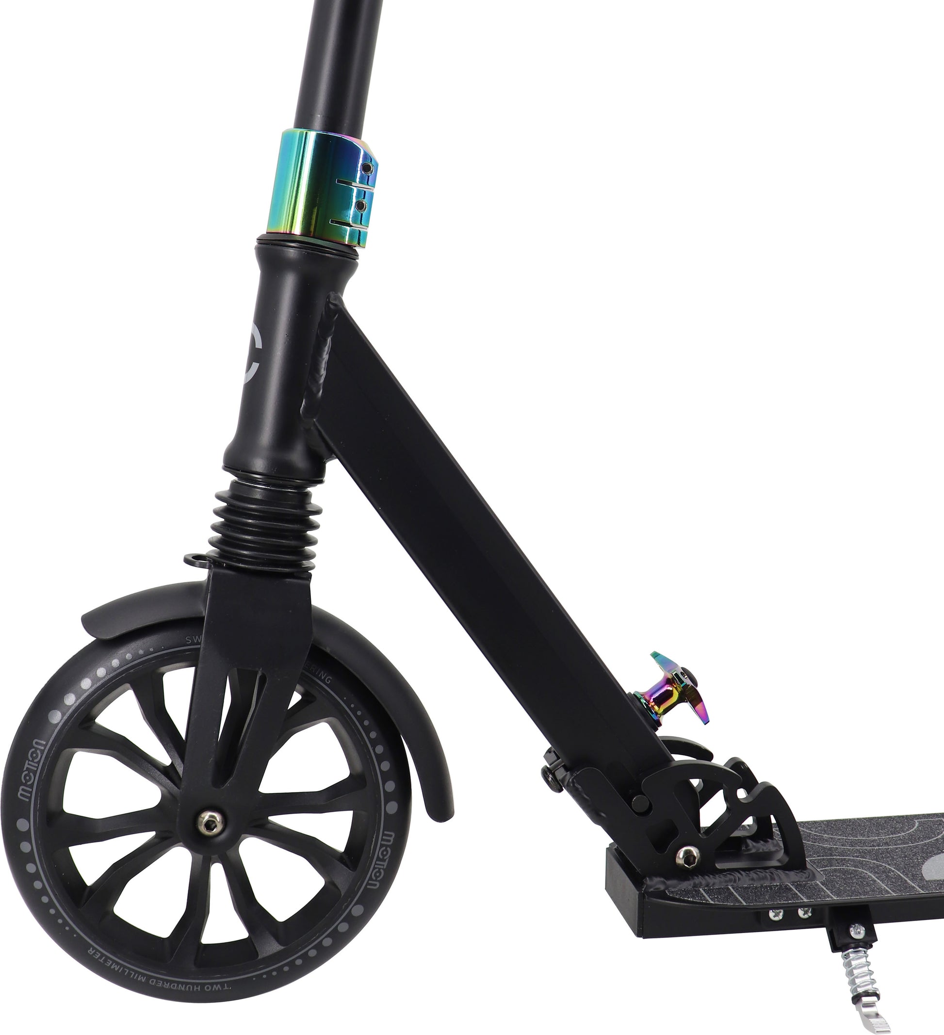 Motion Scooter | Road King 200mm | Schwarz-rainbow