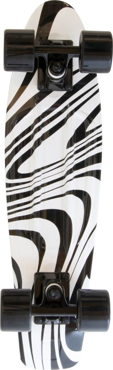 Slide Cruiser Board | 22-Zoll | Black & White
