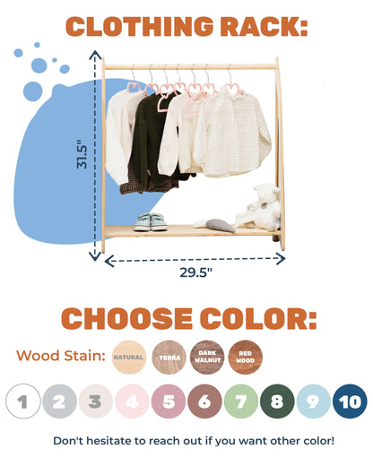 Montessori Clothes Rack (USA only)