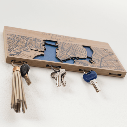 wooden key holder