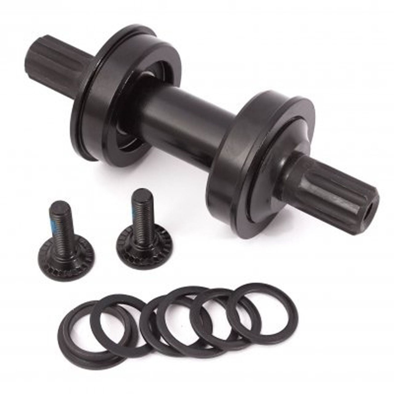 KHE | BMX | Innenlager US/BB 8T + Achse 19mm schwarz W102