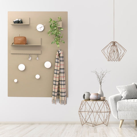 KalaMitica® Magnetisches Wandregal "Kostas", 30cm, Beige