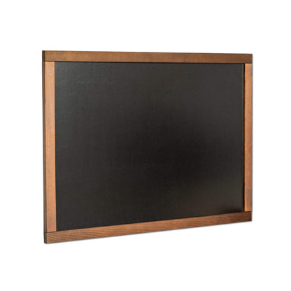 Wandkreidetafel mit Holzrahmen, Dunkelbraun, Indoor