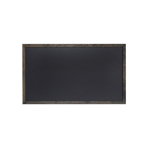 Wandkreidetafel mit Kiefer-Holzrahmen, 55x100cm, Schwarz