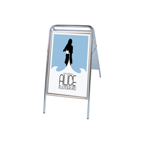 Kundenstopper Stahlrohr Classic, Outdoor
