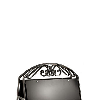 Kundenstopper Stahlrohr Antique mit schwarzer Tafel, Outdoor