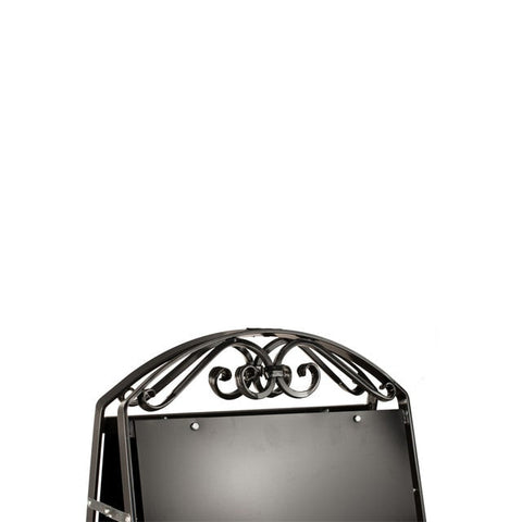 Kundenstopper Stahlrohr Antique mit schwarzer Tafel, Outdoor