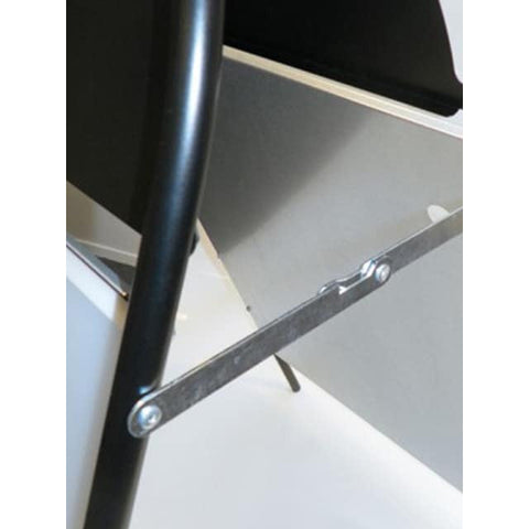 Kundenstopper Stahlrohr Basic Ellipse, Outdoor