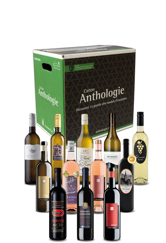 Coffret Anthologie 2024-12 vins vaudois