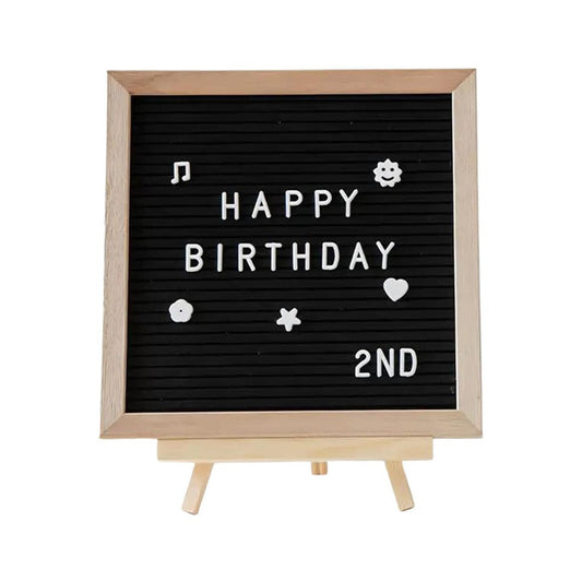 Buchstabentafel, Letterboard Holz Staffelei, 25x30cm