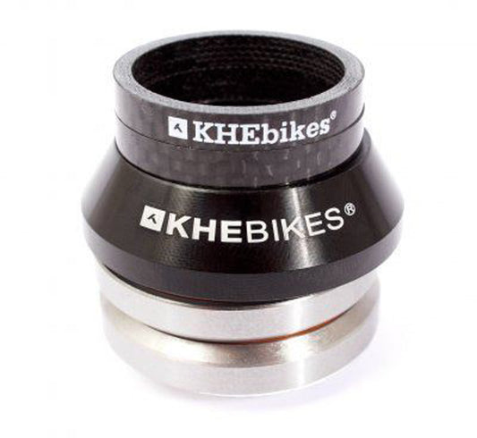 KHE | BMX | Steuersatz schwarz inkl Carbon Spacer - X8