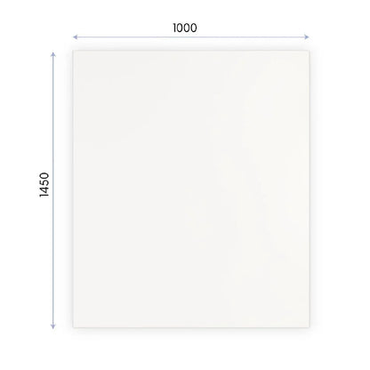 KalaMitica® Magnetische Kreidetafel ohne Rahmen, 145x100cm