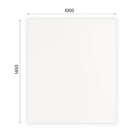 KalaMitica® Magnetische Kreidetafel ohne Rahmen, 145x100cm