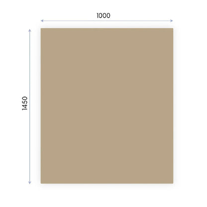 KalaMitica® Magnetische Kreidetafel ohne Rahmen, 145x100cm