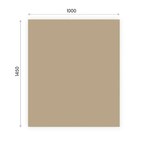 KalaMitica® Magnetische Kreidetafel ohne Rahmen, 145x100cm