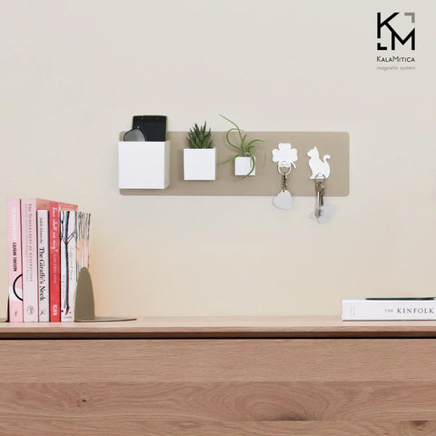 KalaMitica® Magnetische Kreidetafel ohne Rahmen, 50x14cm