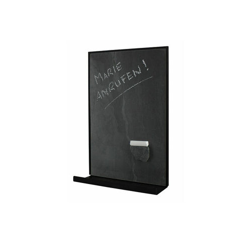 Schiefertafel Magnetisch mit Ablage "Anthrazit", 20x30cm