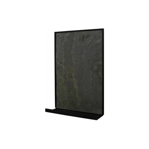 Schiefertafel Magnetisch mit Ablage "Vulcano Stone", 20x30cm