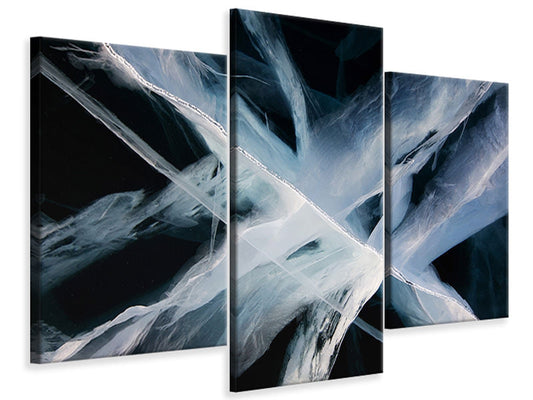 Leinwandbild 3-teilig modern Deep Ice