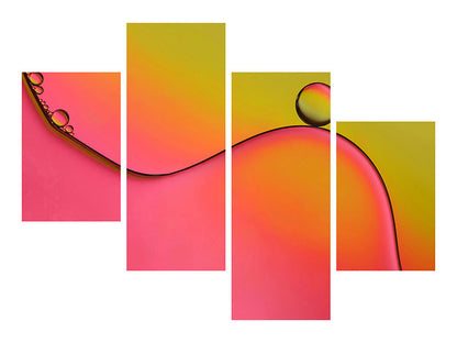 Leinwandbild 4-teilig modern During