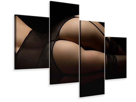 Leinwandbild 4-teilig modern Strapse