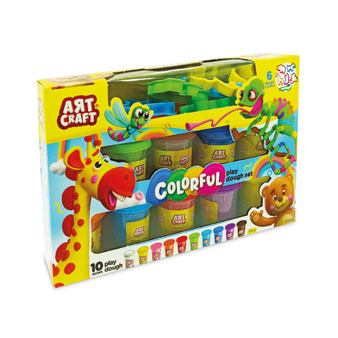 Art Craft - Colourful Dough Set 16 pcs 560 gr