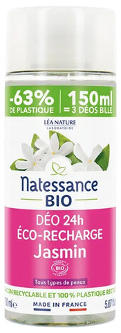 Natessance Deo 24H Jasmine Organic Refill 150ml