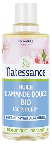 Natessance Organic Sweet Almond Oil 50ml