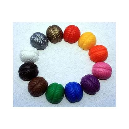 Neodym Magnet-Set "Crazy Brain" (12er Set, Gehirn-Set bunt)