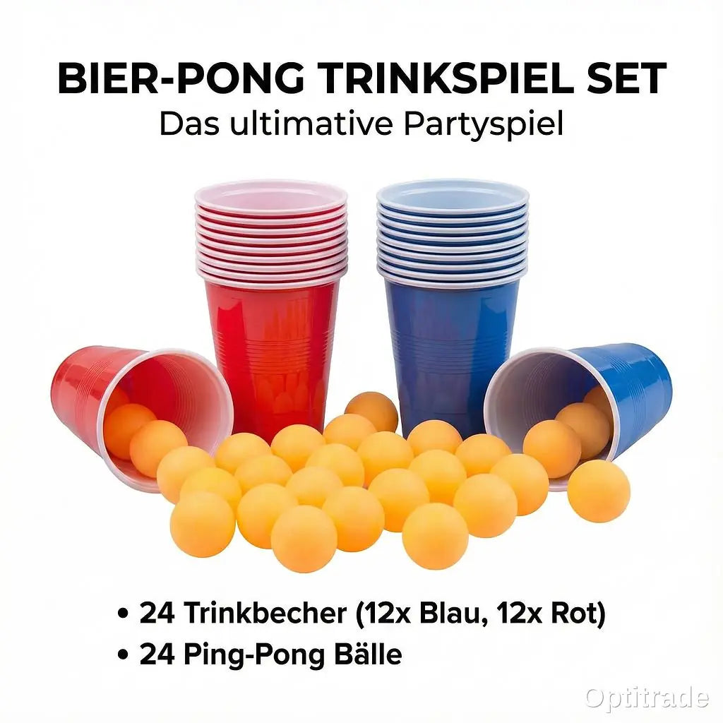 Spiel Bier-Pong 48tlg.