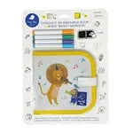 Mini-Malbuch Löwe mit 4 Wishy Washy Stiften