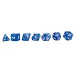 Würfelset RPG Marble blau