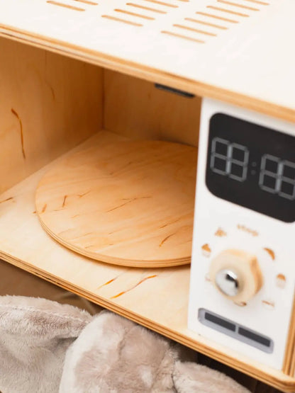 wooden microwave 