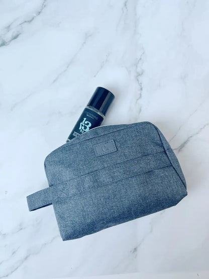 Cocooning Biocosmetics - Long Anthracite Pencil Case - Stylish & Sustainable Must-Have! ✏️🌿