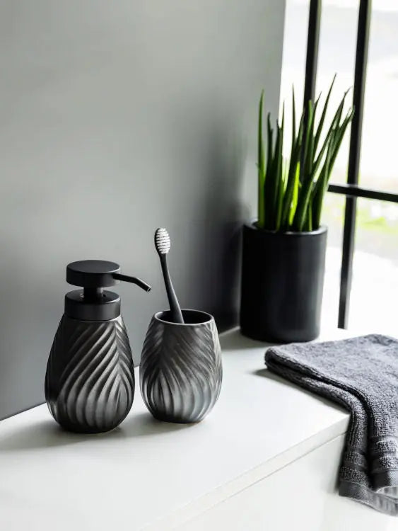 Keramik Seifenspender Idro anthrazit