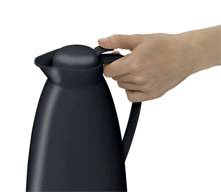 Kanne Eco velvet schwarz mat 1,00 l
