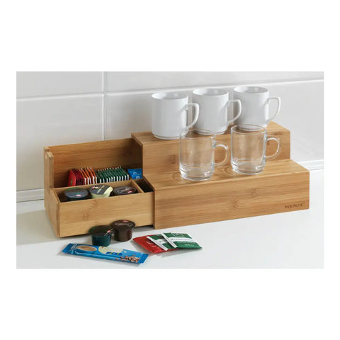 Wenko - Bamboo Stairs Organizer - Style & Functionality 🌿📚