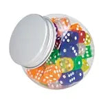 Würfel-Dose 16mm Transparent (MQ60)